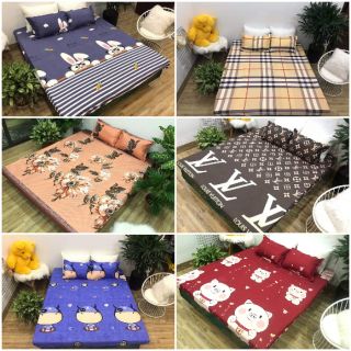 bộ chăn ga gối HAUSUKO cotton poly ( chat chọn  mẫu)