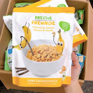 Ngũ cốc giòn vị chuối vani bio Freche 125g