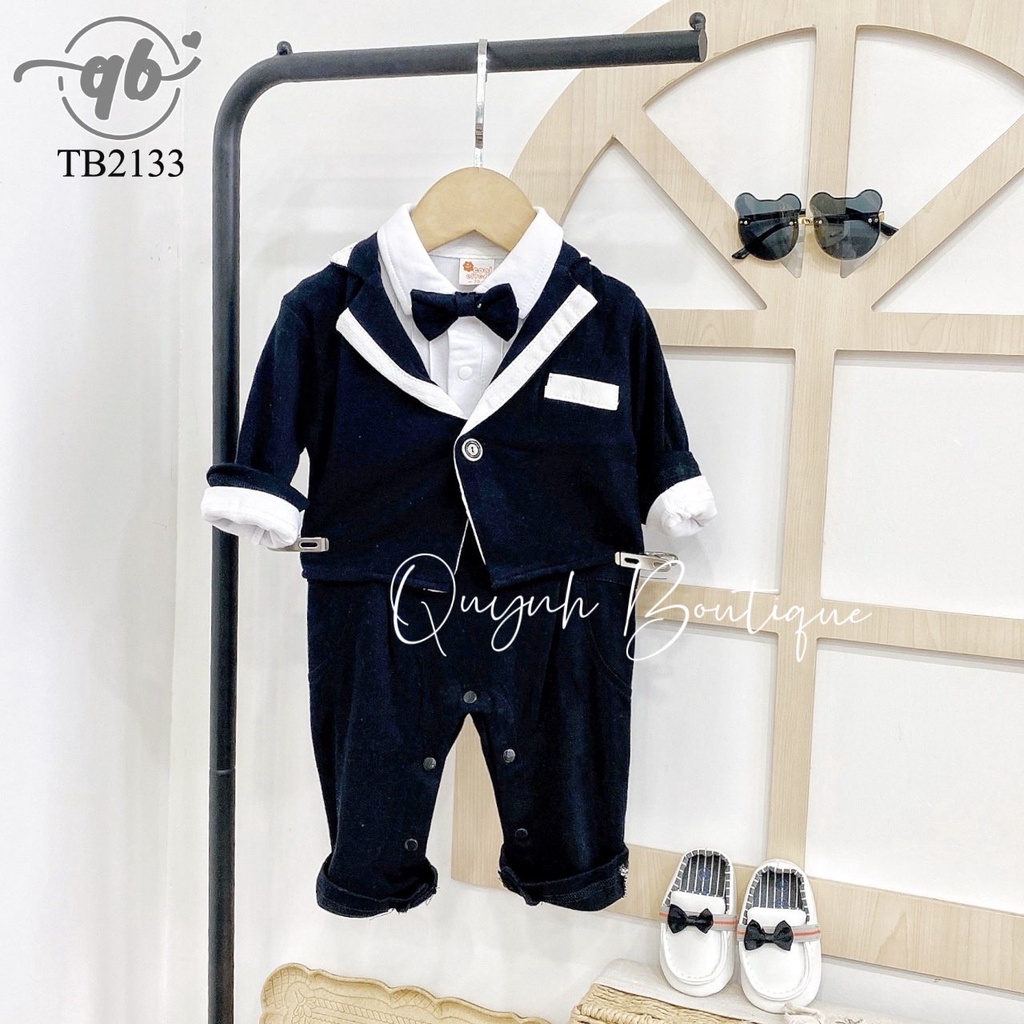 Body vest  trẻ  em Quỳnh Boutique Set body gile cho bé trai