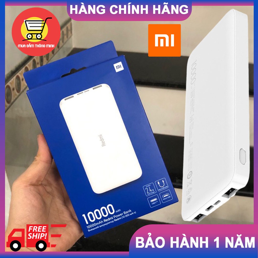 Pin Sạc Dự Phòng Xiaomi Redmi 10000mAh VXN4286GL - Hàng Chính Hãng