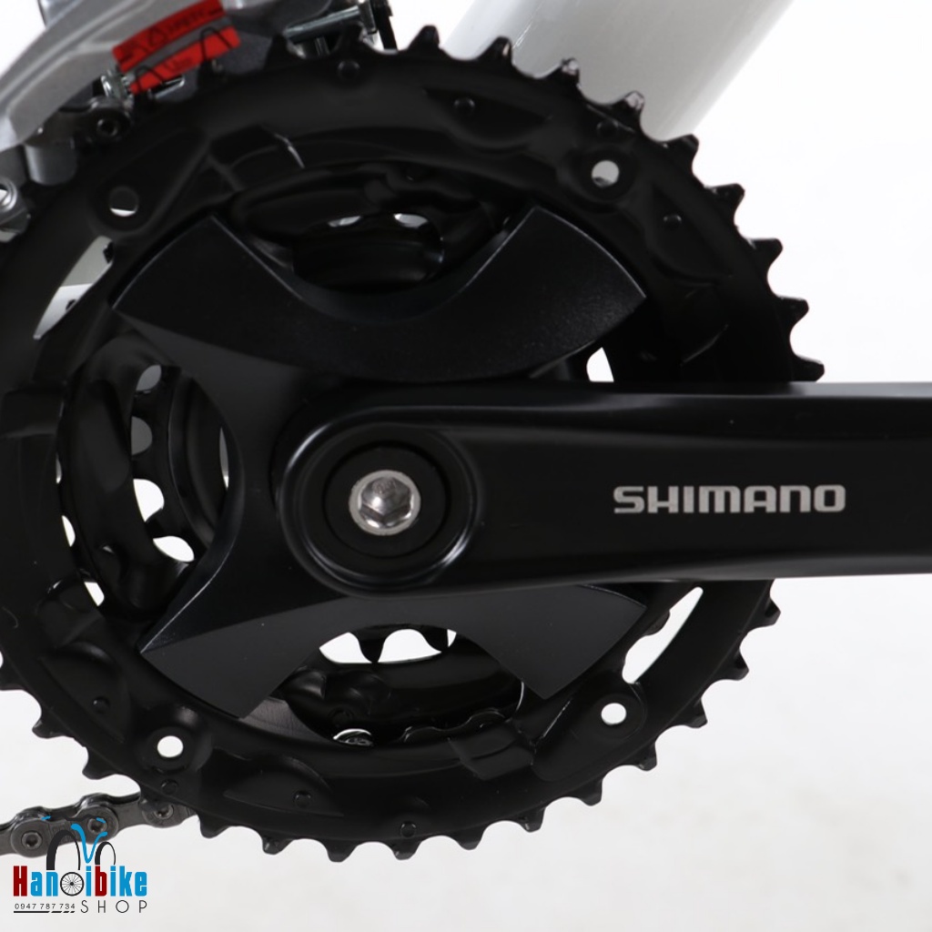 Xe đạp thể thao MTB Kawamura Misu 5 27 speed phanh dầu màu Đỏ Ghi
