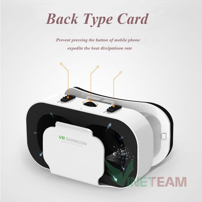 Kính 3D VR thực tế ảo Vinetteam G05A cho iphone, android từ 4.5 - 5.5 inch cao cấp (trắng nhỏ xinh) -3240