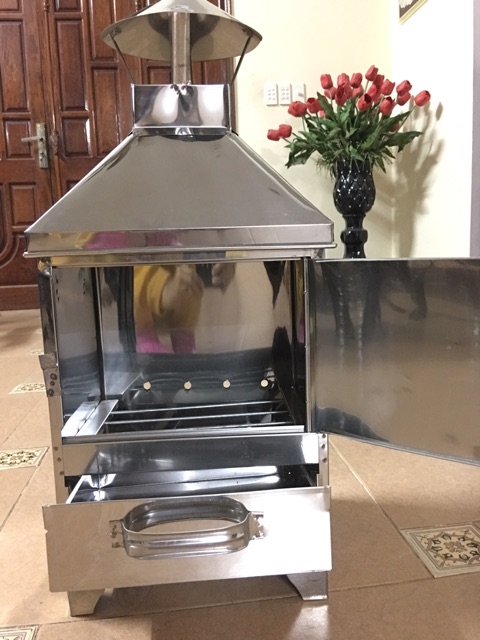 Lò hoá vàng inox nhỏ 1 cánh