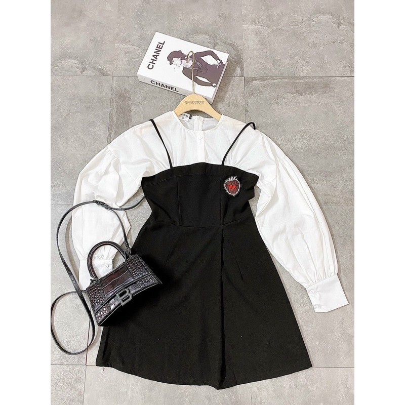 SET ÁO CỔ TRÒN TAG + YẾM A