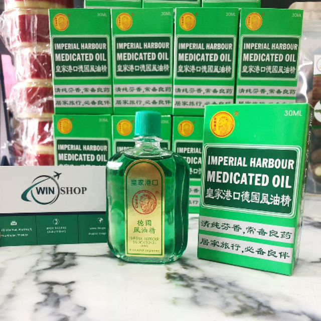 DẦU XANH SƯ TỬ ĐỎ IMPERIAL HARBOUR MEDICATED OIL 30ML SINGAPORE