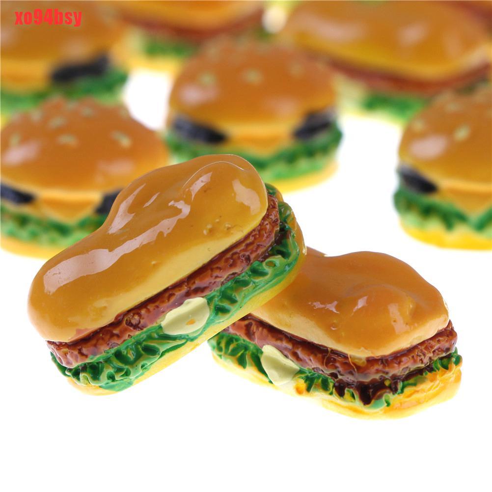 Set 2 Bánh Hamburger Đồ Chơi Nhà Búp Bê 94bsy