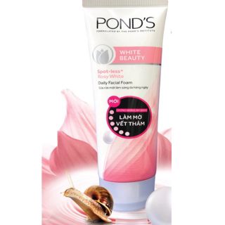 Sữa rửa mặt Ponds 100g trắng hồng rạng rỡ.