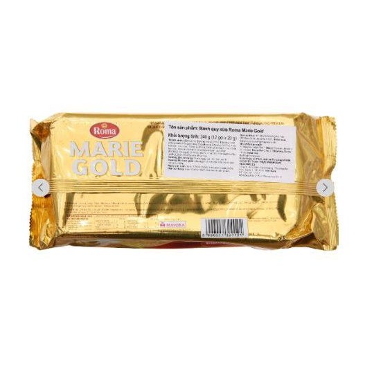 Bánh quy sữa Roma Marie Gold 240g