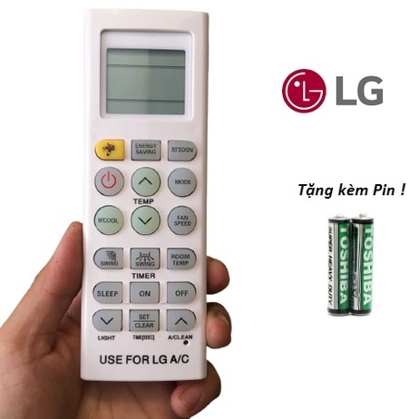 Remote Điều khiển điều hòa LG Inverter, Hàng tốt , Tặng pin