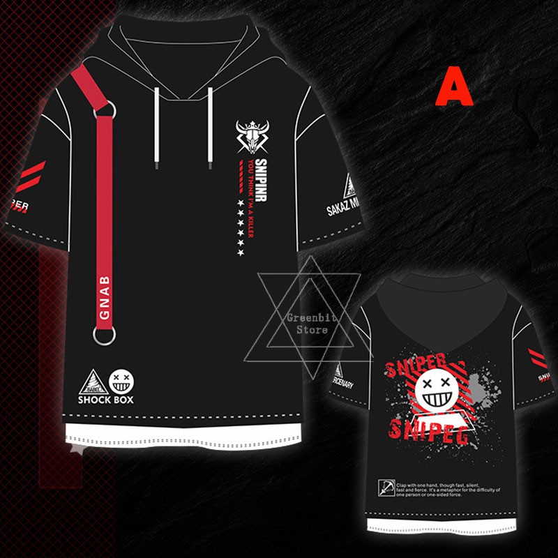 Áo hoodie tay ngắn/quần hóa trang nhân vật hoạt hình Arknights