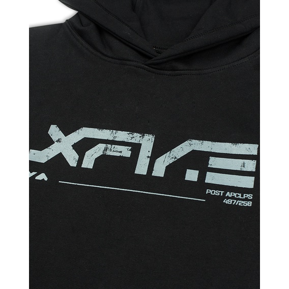 Áo Hoodie khoác Nam Nữ Form Rộng Vải Nỉ Màu Đen Essential By Local Brand Xfire Unisex