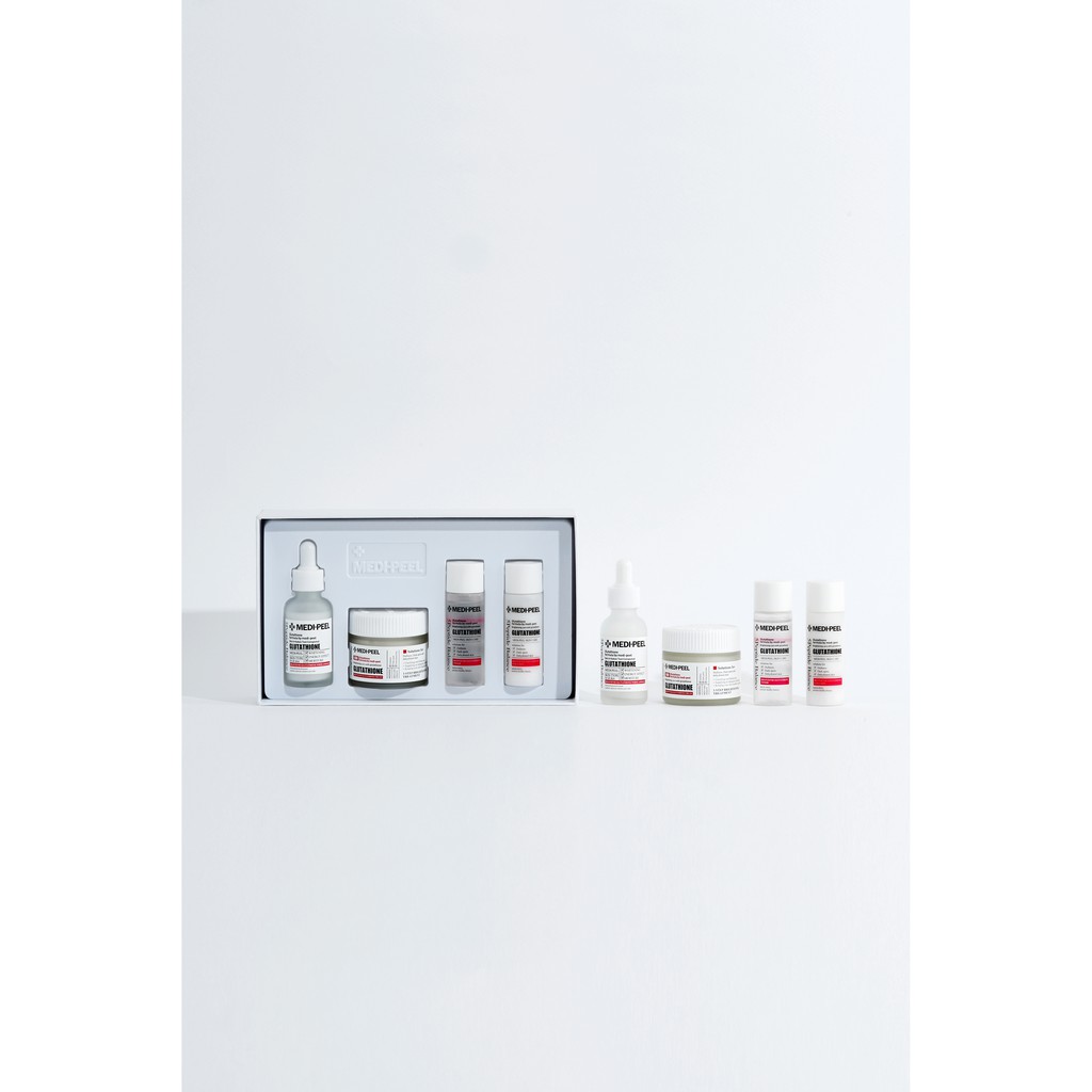 SET Dưỡng Trắng Cấp Ẩm Phục Hồi Da Medi Peel Bio-Intense Gluthione 600 Multi Care Kit