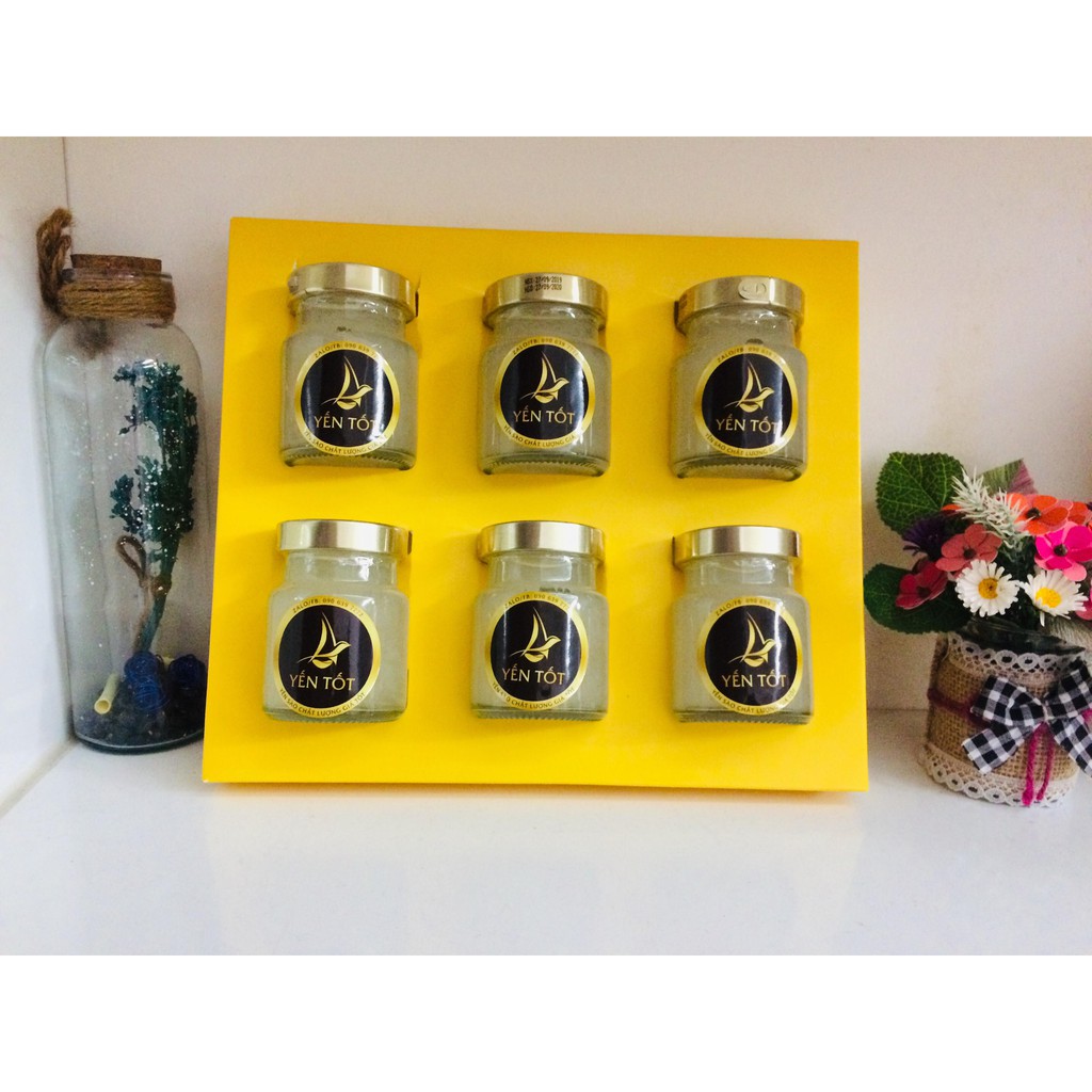 COMBO 6 hũ yến sào Khánh Hòa chưng đường phèn Yến Tốt 70ml | BigBuy360 - bigbuy360.vn