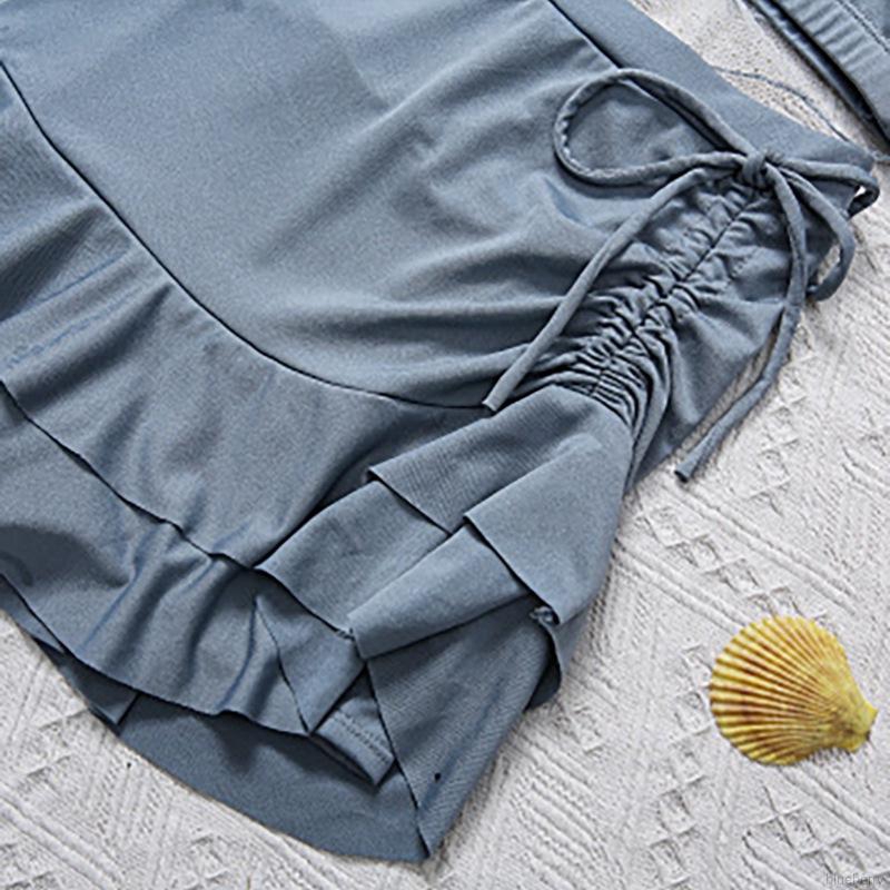 Bộ đồ tắm hai mảnh phối họa tiết quả việt quất xinh xắn | BigBuy360 - bigbuy360.vn