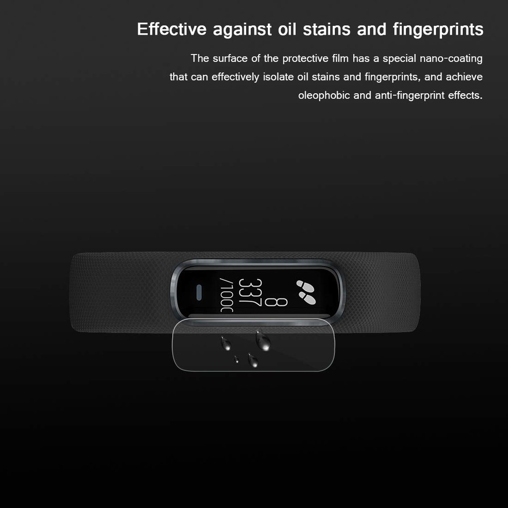 Kính cường lực bảo vệ màn hình đồng hồ thông minh Garmin vivosmart 4