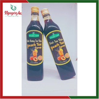 Siro Golden Farm trà đào 520ml