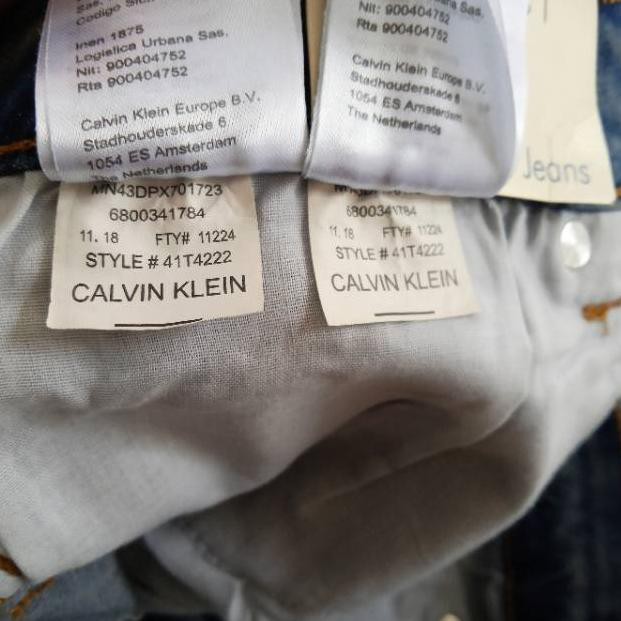 Quần Jean Calvin Klein Ck Chính Hãng B5072