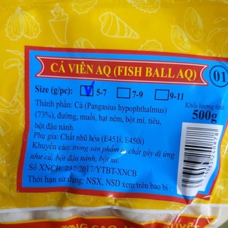 CÁ VIÊN AQ 500g