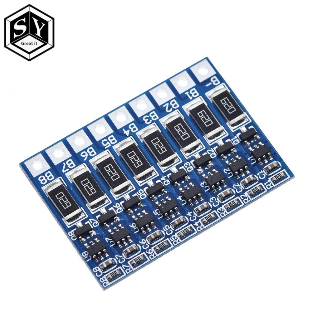 Bảng Mạch Cân Bằng Bảo Vệ Toàn Diện 18650 3S 4S 5S 6S 7S 8S 21V 4.2v