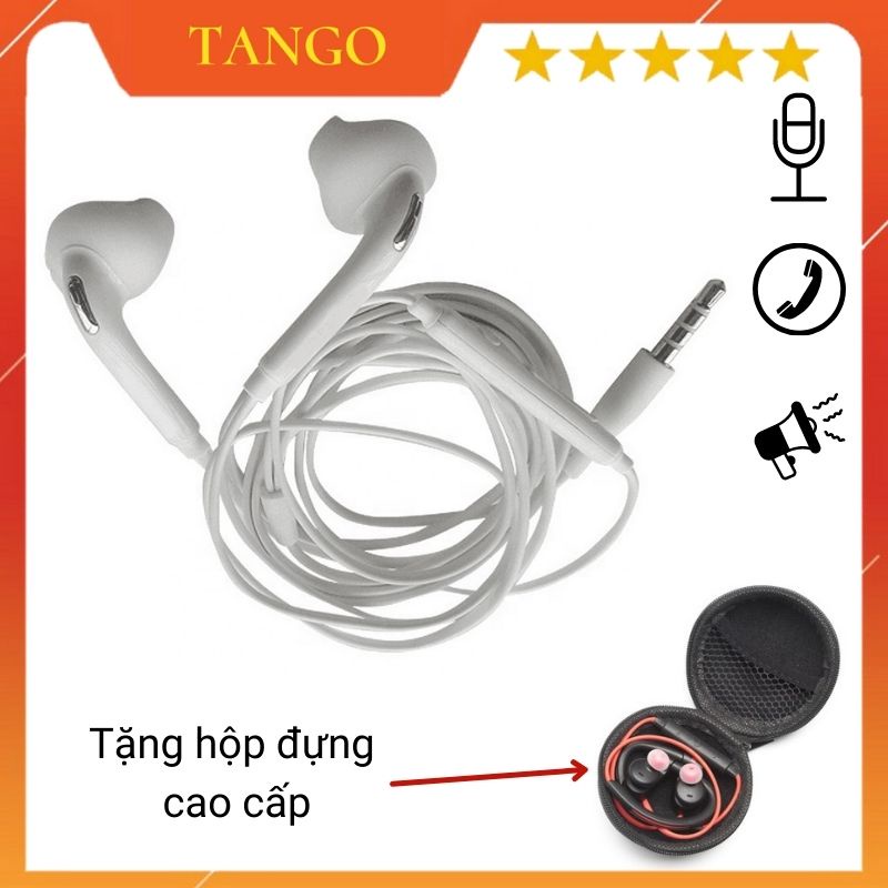 Tai Nghe Có Dây chống ồn dành cho điện thoại máy tính, Tai nghe hay, có mic đàm thoại to rõ.