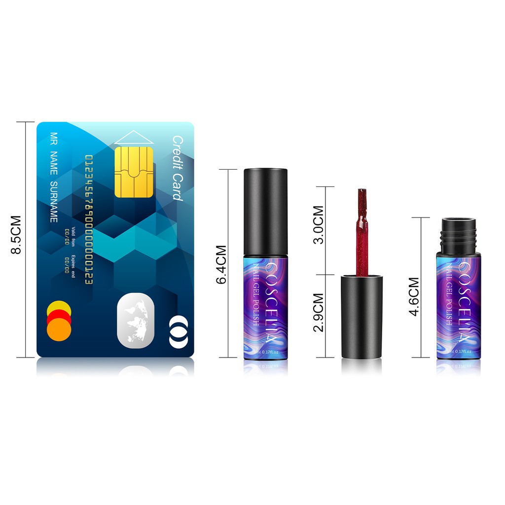 [Hàng mới về] Sơn Bóng Móng Tay Có Nhiều Màu Tùy Chọn Tiện Dụng 5ml