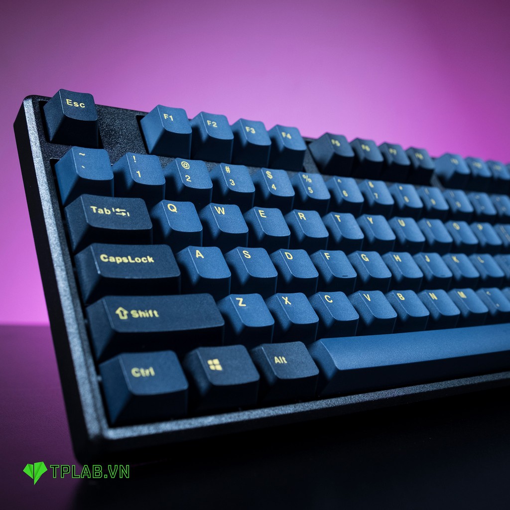 Bàn Phím Cơ Chính Hãng MISTEL Sleeker X-VIII Glaze Blue  Switch Cherry MX Bảo Hành 24 Tháng