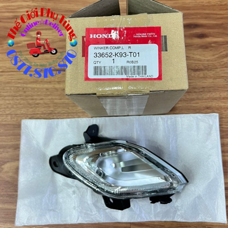 Đèn xi nhan sau Scoopy 2017-2020 zin chính hãng Honda Thái Lan - 33652-K93-T01 /33602-K93-T01