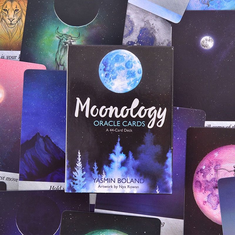 Bộ bài bói Oracle Moonology Tarot cực hay kèm hướng dẫn (Quét mã QR Code)