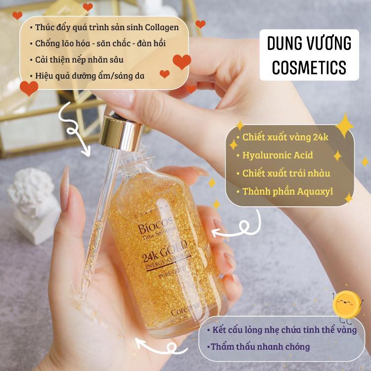 Tinh Chất Vàng Biocos 24k Gold Energy Ampoule PureGold