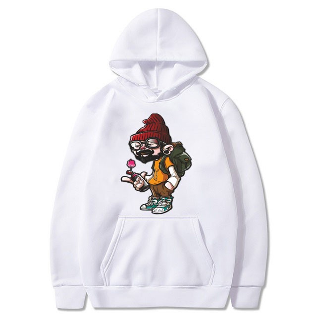 Áo Hoodie Nam Nữ Thu Đông Ấm Áp Chất Nỉ Mềm Mịn Không Nhăn, Không Xù In 3D Người Đội Mũ Len Phong Cách Hàn Quốc