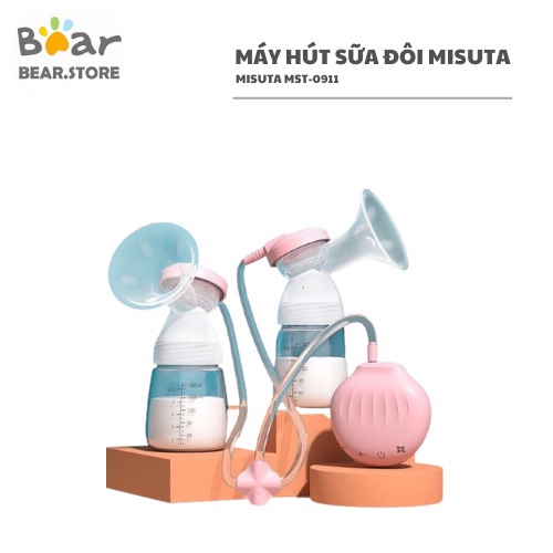 Máy Hút Sữa Điện Dôi MISUTA 9 Mức Hút Có Chế Độ Massage Kích Tiết Sữa (Bảo Hành Chính Hãng 3 tháng)