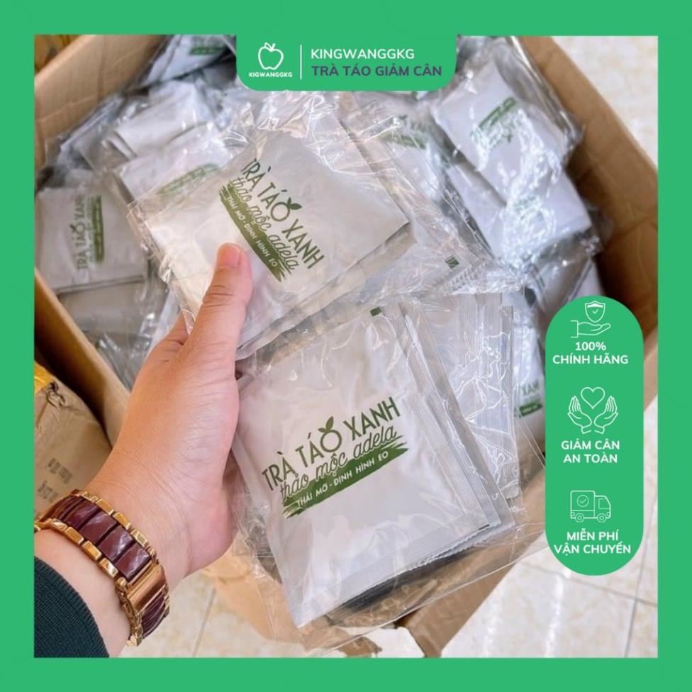 ( 3 gói trà  táo xanh 10gam) TRÀ TÁO XANH KELLY DETOX GIẢM CÂN HIỆU QUẢ