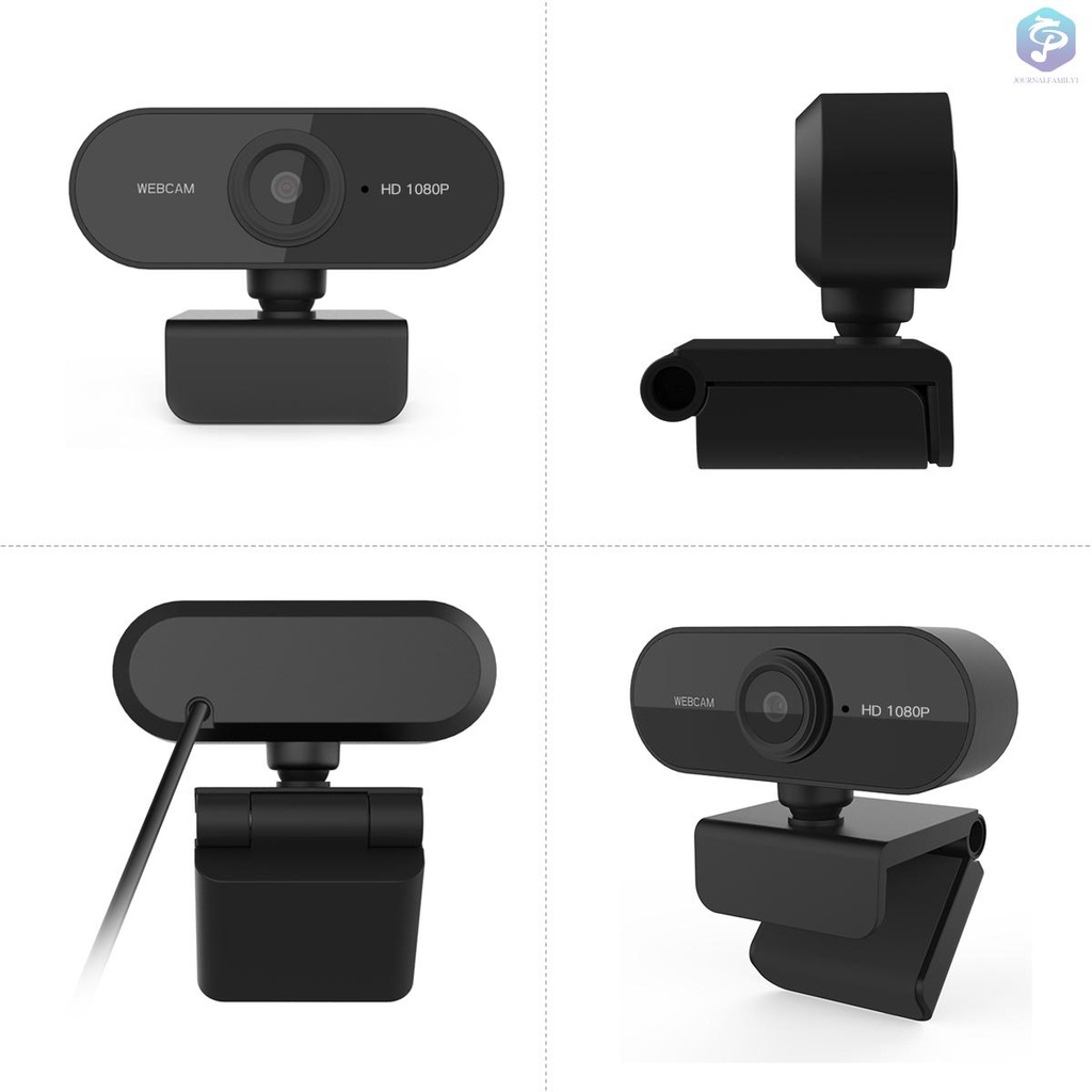 Webcam 1080p Hd 2 Mega Pixel Xoay 360 Độ Tự Động Lấy Nét Kèm Micro Cho Máy Tính | BigBuy360 - bigbuy360.vn
