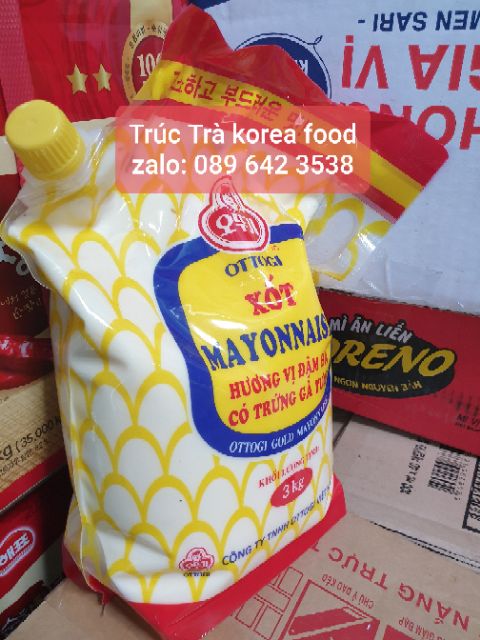 MAYONNAISE, TƯƠNG CÀ 3KG OTTOGI