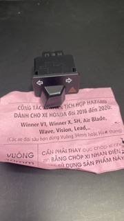 công tắc xi nhan Hazard gắn xe máy