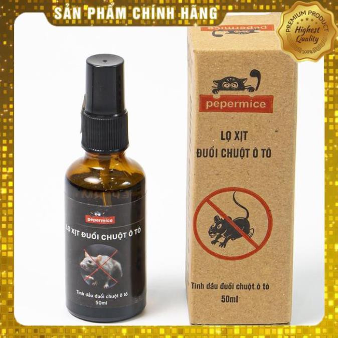 [HÀNG SIÊU CẤP] Tinh dầu đuổi chuột ô tô Pepermice - Khắc tinh của loài chuột