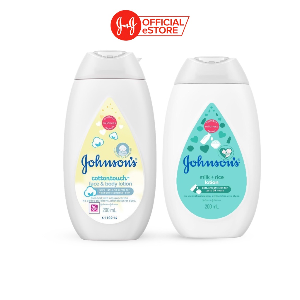 Sữa dưỡng ẩm mềm mịn Johnson's baby cotton touch 200ml - 100977935