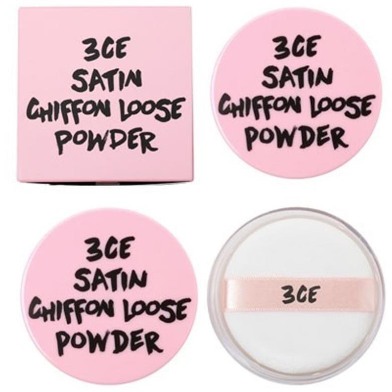 Phấn Phủ Dạng Bột 3CE Satin Chiffon Loose Powder (Hàn Quốc) .