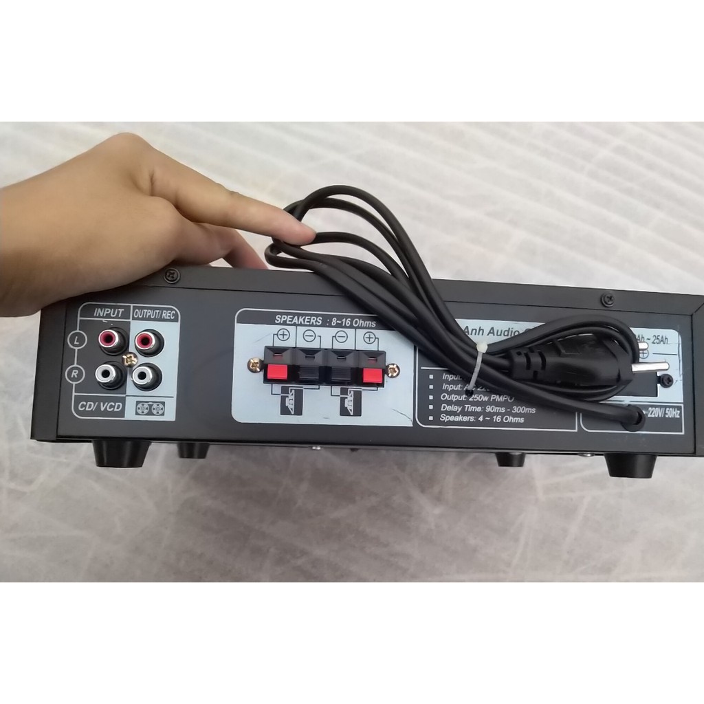 ÂM LY LIỀN KARAOKE PA 7 NGUỒN 220V - HÀNG CHẤT LƯỢNG