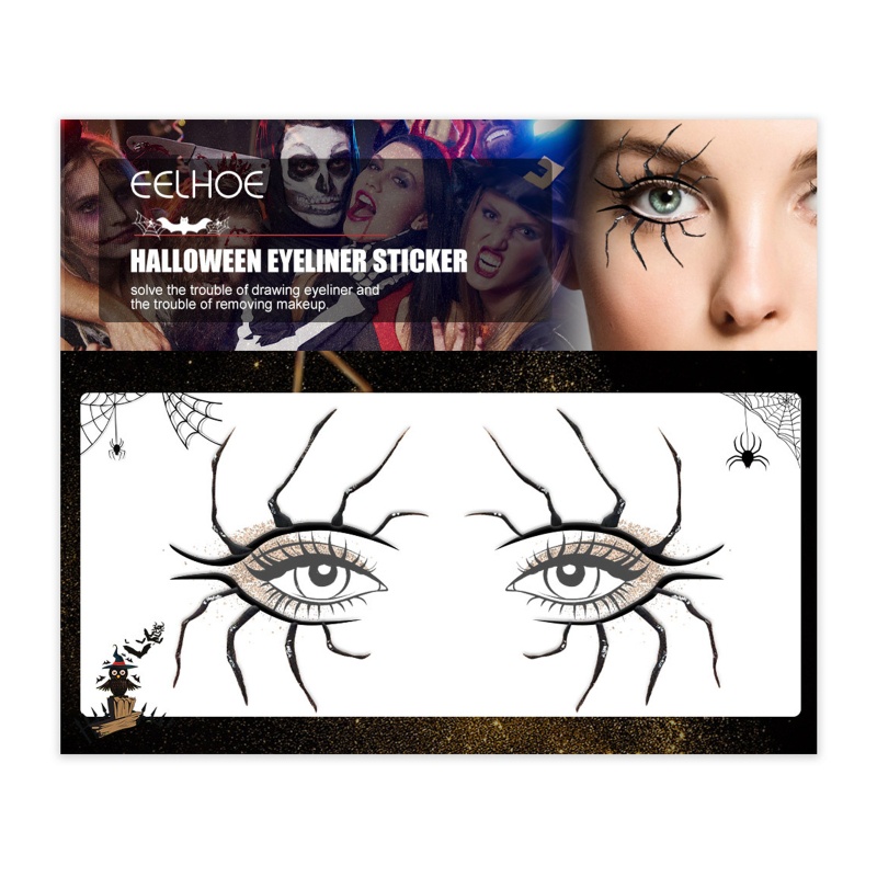 Hình Xăm Dán Mắt Kinh Dị Hóa Trang Halloween Cho Nữ YOUYO