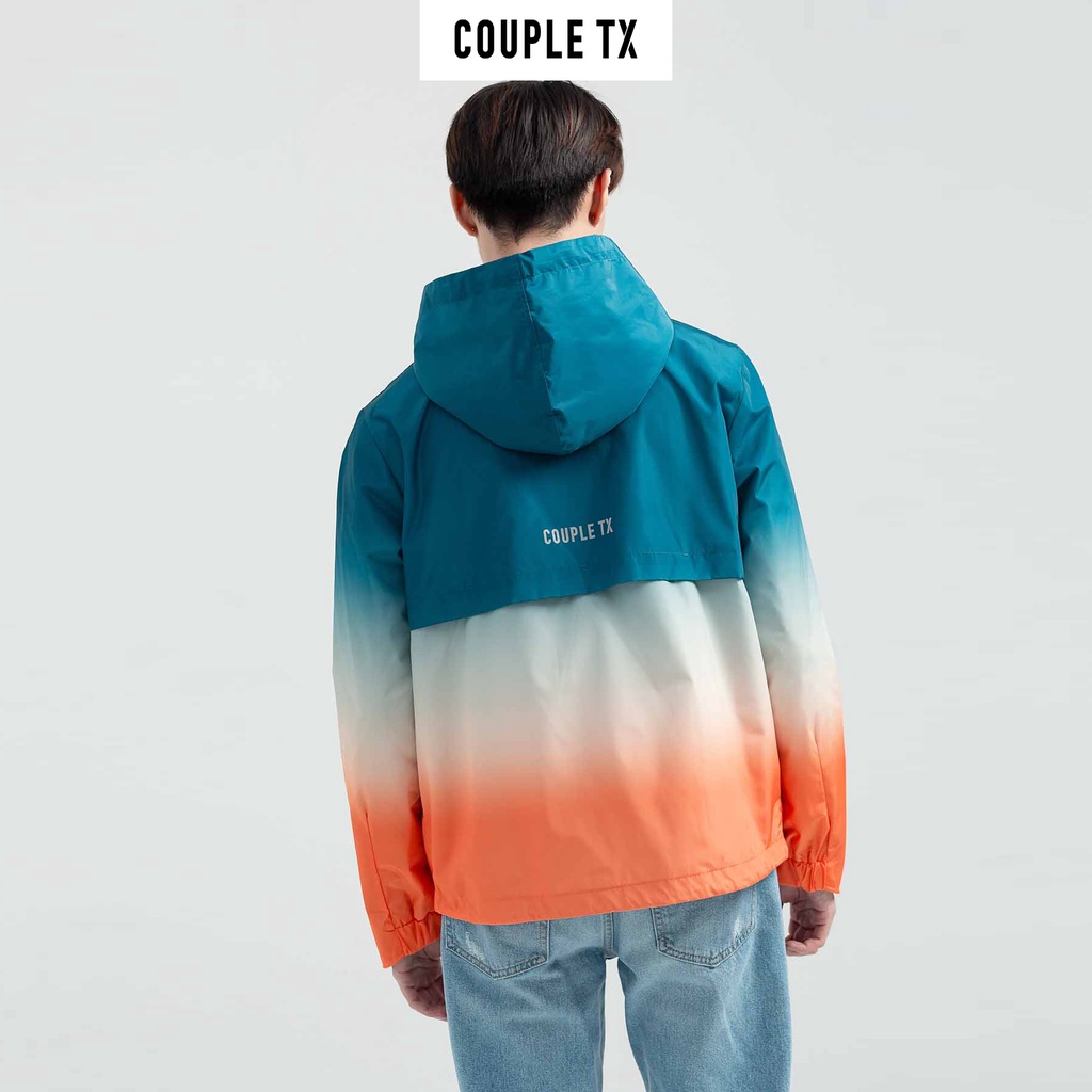 Áo Khoác Dù Nam Couple TX Trượt Nước Ombre Loang Màu MOP 1023