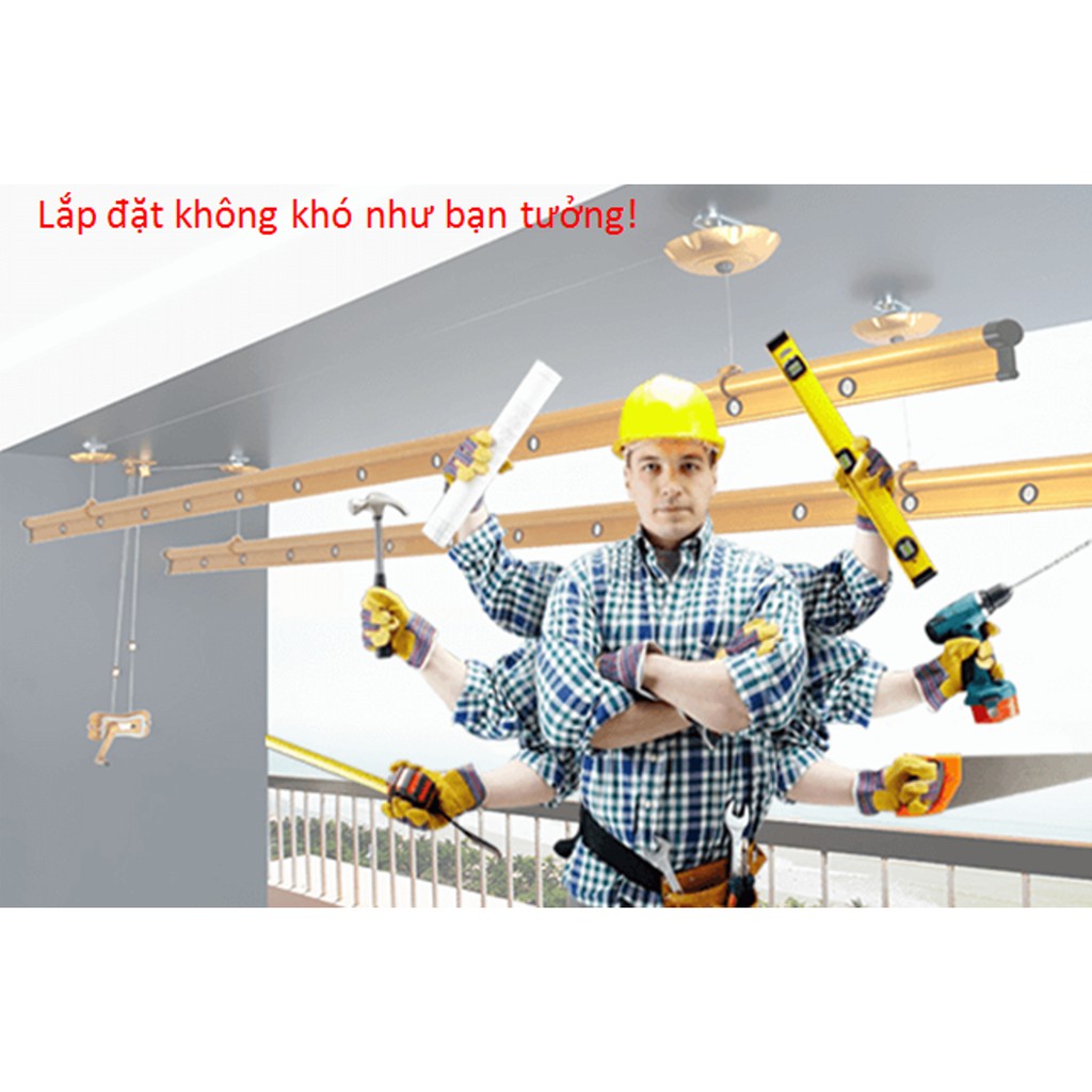 Bộ linh kiện giàn phơi thông minh củ chuông