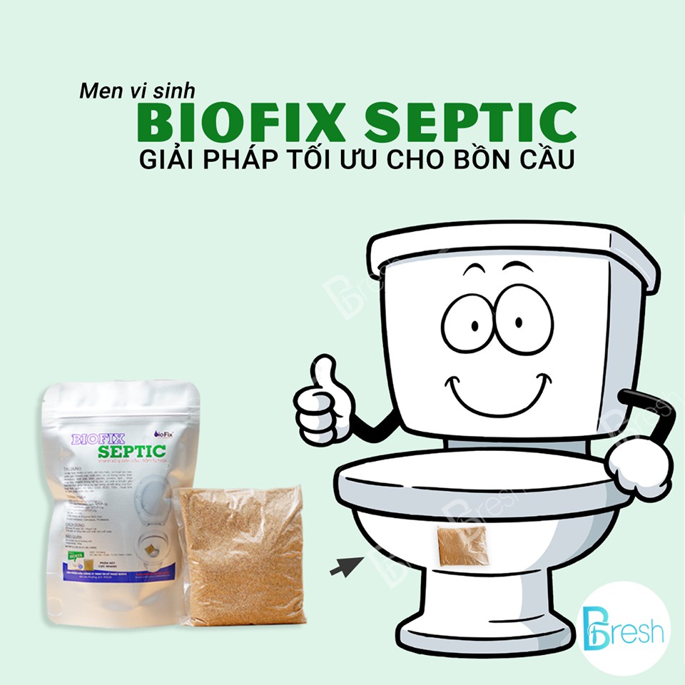 Vi sinh xử lý bồn cầu, hầm tự hoại, khử mùi nhà vệ sinh - Biofix Septic
