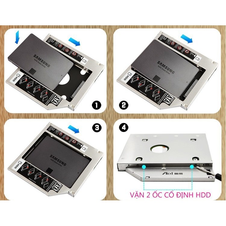 CADDY BAY CHO LAPTOP - LOẠI MỎNG 9.5MM | BigBuy360 - bigbuy360.vn