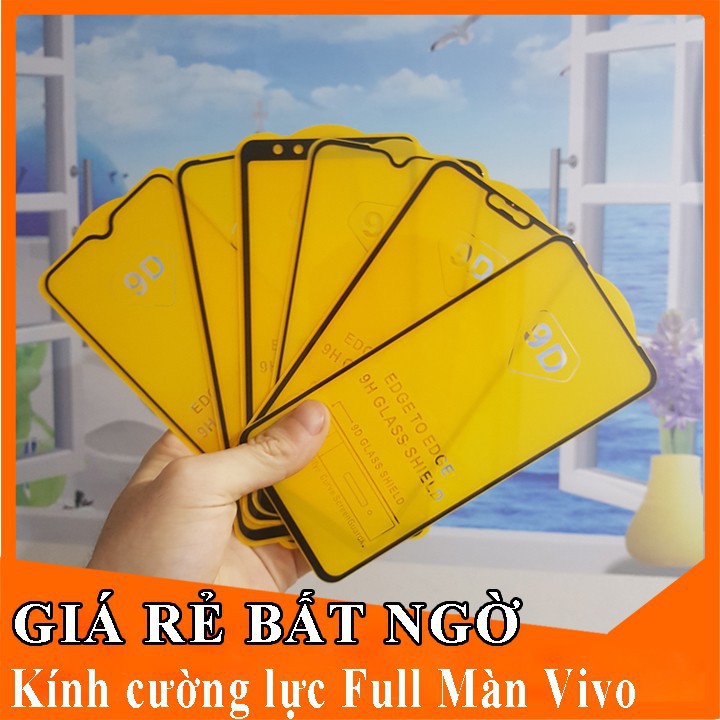 Kính cường lực Vivo [FREE SHIP] kính cường lực vivo V9 và V15 hàng chuẩn 9D siêu bền giá siêu rẻ