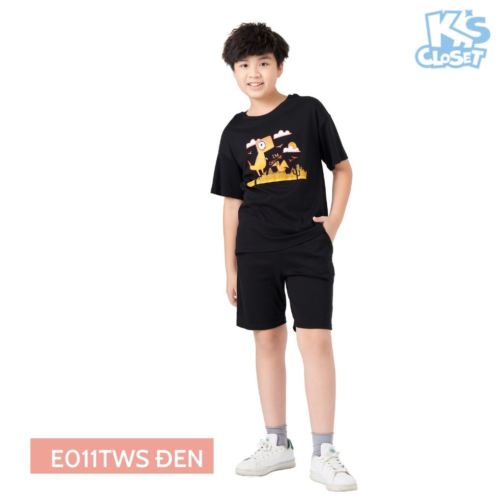 Bộ quần áo cộc tay trẻ em K'S CLOSET dành cho bé (214 tuổi) KT46TWS  E011TWS TMĐT