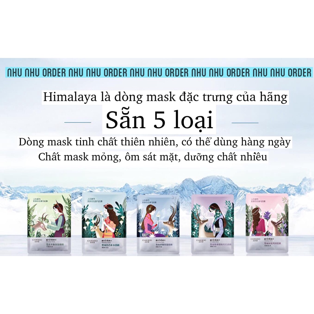 [Sẵn] Mặt nạ Chando nội địa Trung dòng Himalaya các loại