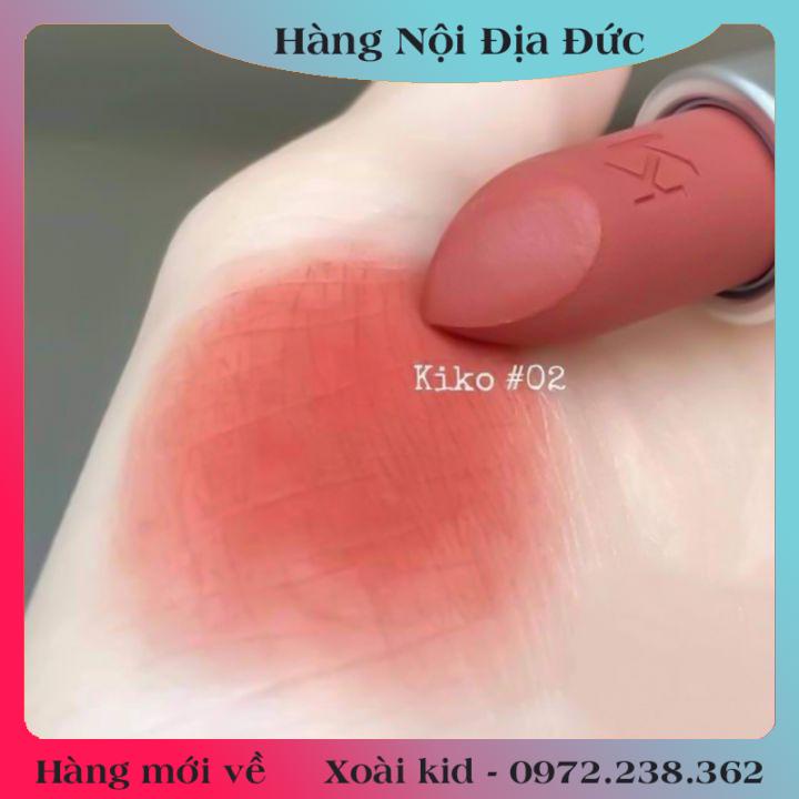 [auth] Son lì Kiko Powder Power Lipstick -Nội địa Đức Đủ Bill [Hot]