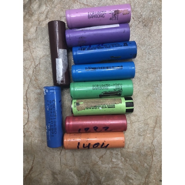 Pin 18650 DIY cũ đã qua sử dụng tháo máy Laptop, xe đạp điện - Đọc kỹ nội dung