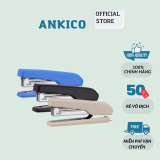 Dập ghim deli 15 trang dập ghim chất lượng cao 3 màu đen, xanh, xám e0229 ankico